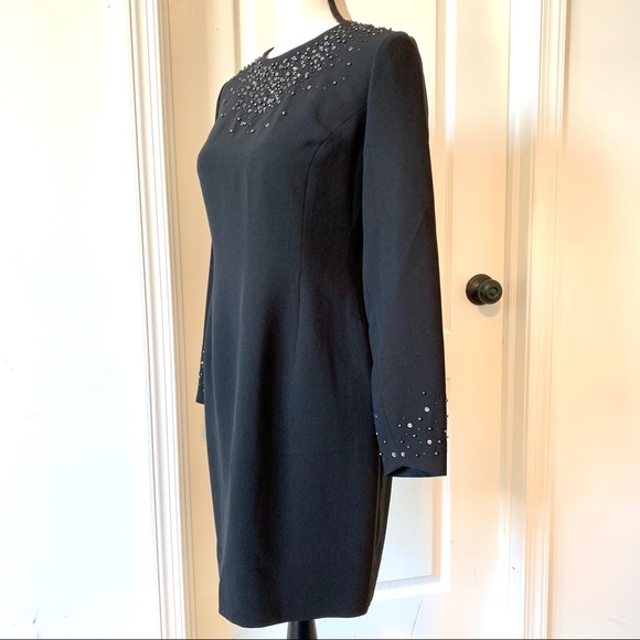 JONES NEW YORK Petite Beaded Shift Dress—SZ. 6P - Picture 6 of 15